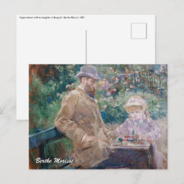Carte Postale Berthe Morisot - Eugene Manet avec sa fille