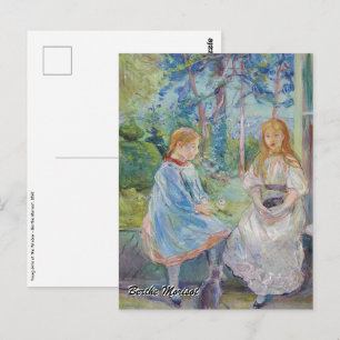 Carte Postale Berthe Morisot - Jeunes filles à la fenêtre