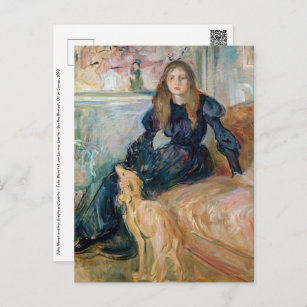 Carte Postale Berthe Morisot - Julie et son Greyhound Laerte