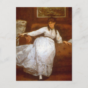 Carte Postale Berthe Morisot par Edouard Manet