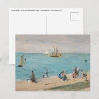 Berthe Morisot - Sur la plage, Les Petites-Dalles