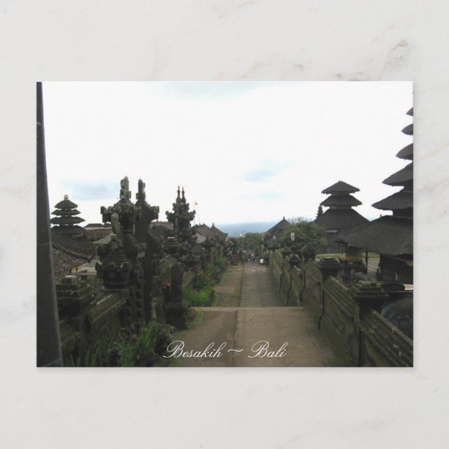 Carte postale Besakih Temple Bali (Devant)