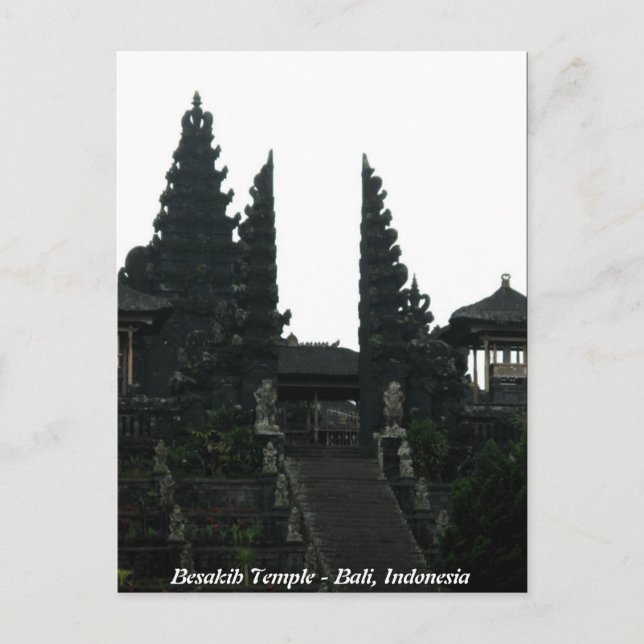 Carte Postale Besakih Temple Bali Indonésie (Devant)