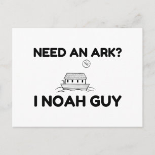 Carte Postale Besoin D'Une Arche, Je Noah Guy