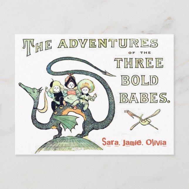 Carte Postale Best Friends BFF Dragon 3 Bold Babes (Devant)