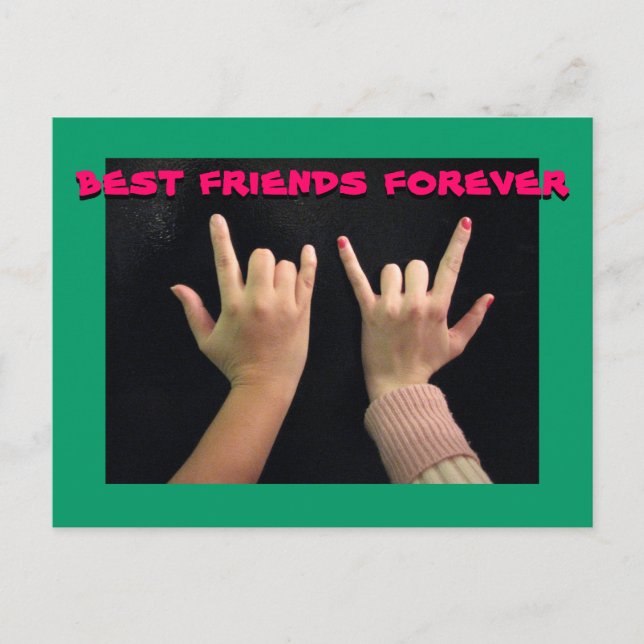Carte postale Best Friends Forever (Devant)