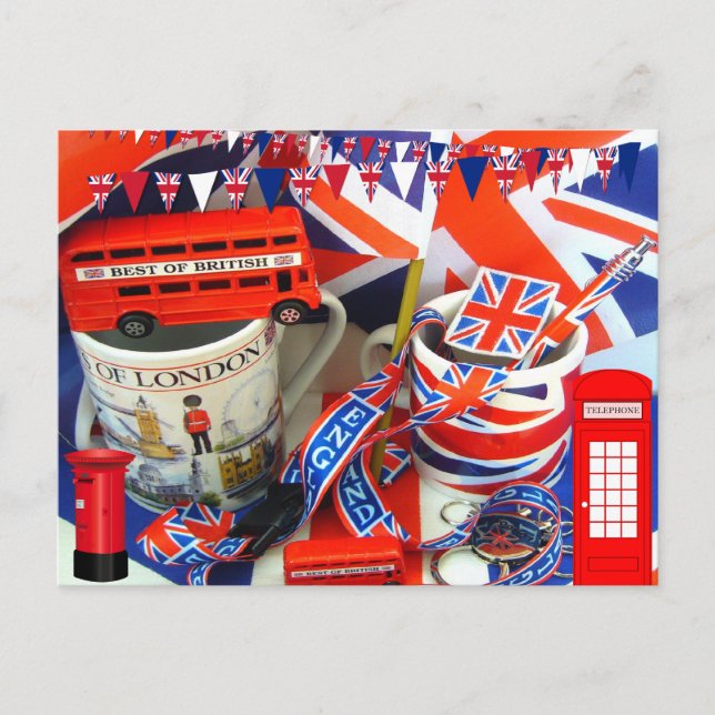 Carte postale Best of British Souvenirs (Devant)