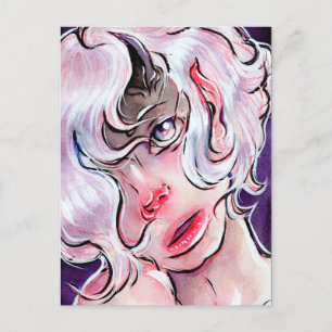 Carte Postale Bête pâle