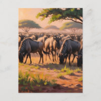 Bête sauvage dans la savane