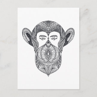 Carte Postale Bête Sauvage Du Dodle De Forêt