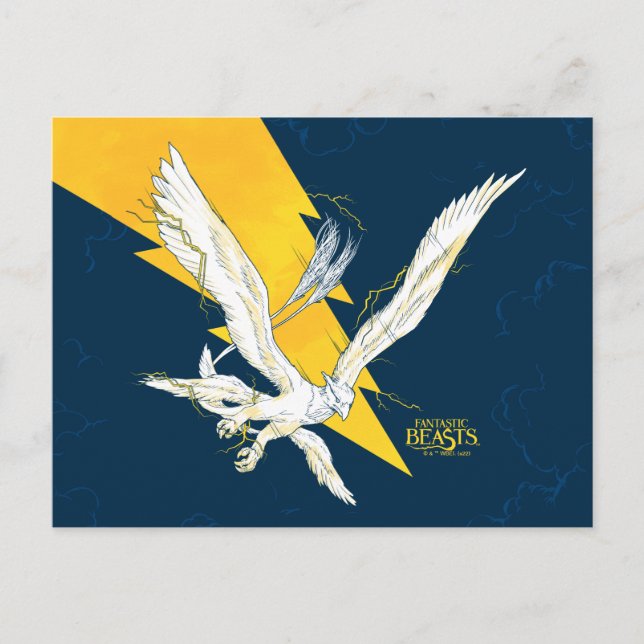 Carte Postale Bêtes fantastiques Thunderbird (Devant)