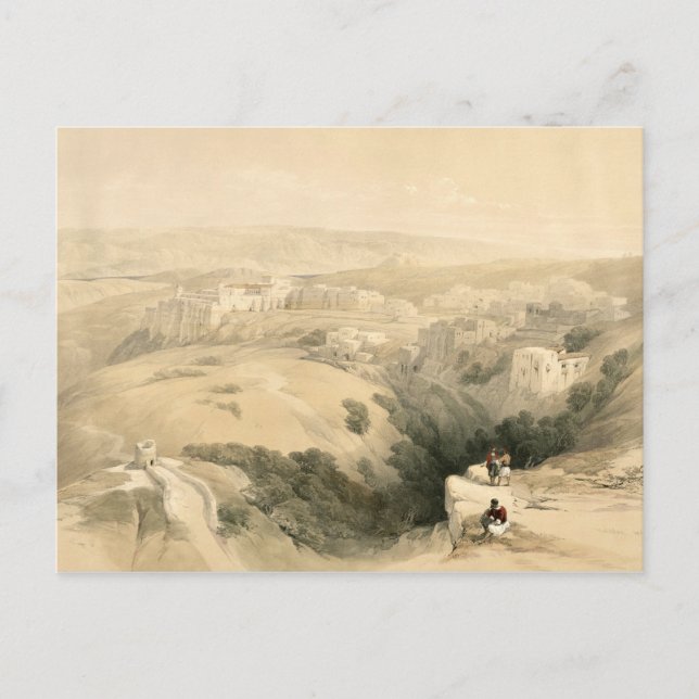 Carte Postale Bethléem, 6 avril 1839, plaque 85 du volume II (Devant)