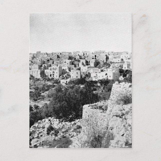 Carte Postale Bethléem, vers 1890 (Devant)