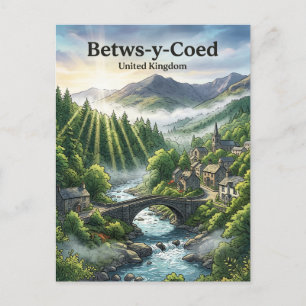 Carte Postale Betws-y-Coed Royaume-Uni