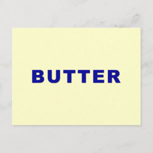 Carte Postale Beurre