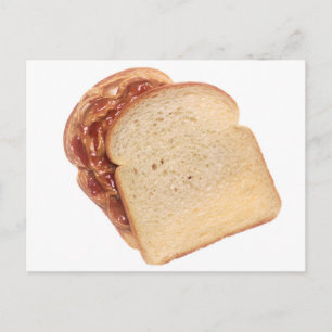 Carte Postale Beurre et sandwich à la jelly