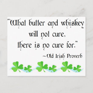 Carte Postale Beurre et whisky