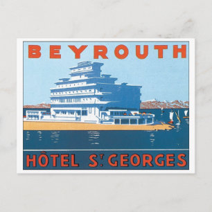 Carte Postale Beyrouth, Hotel St. Georges