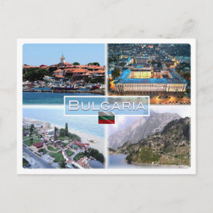 Carte Postale BG Nesebar - Carré de l'indépendance - Sofia -