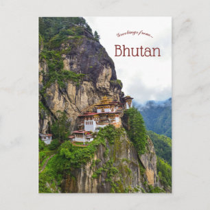 Carte Postale Bhoutan : Paro Taktsang Tigers Nest Paro District