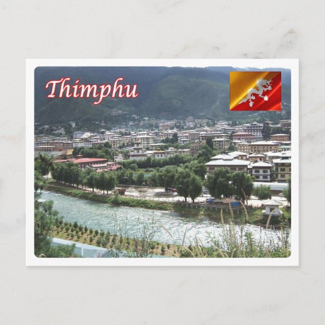 Carte Postale Bhoutan - Thimphu - (Devant)