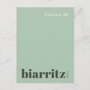 Carte Postale Biarritz France vacances modernes