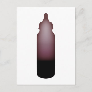 Carte Postale biberon rose