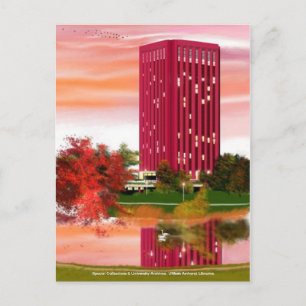 Carte Postale Bibliothèque à l'automne par Tam Nguyen