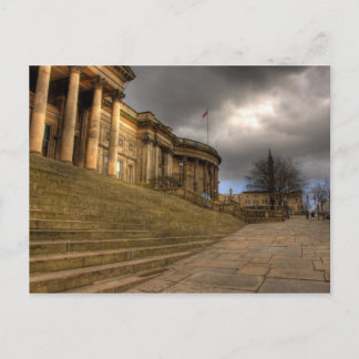 Carte Postale Bibliothèque centrale Liverpool à William Brown St