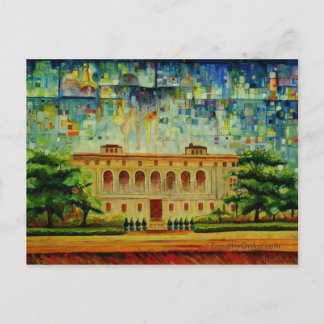 Carte Postale Bibliothèque publique de Détroit - Format postal