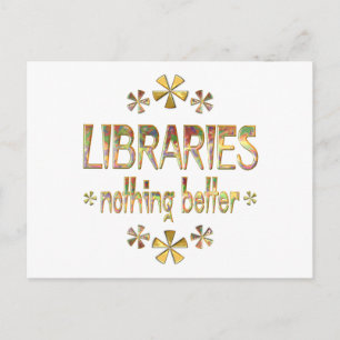 Carte Postale BIBLIOTHÈQUES Rien de mieux