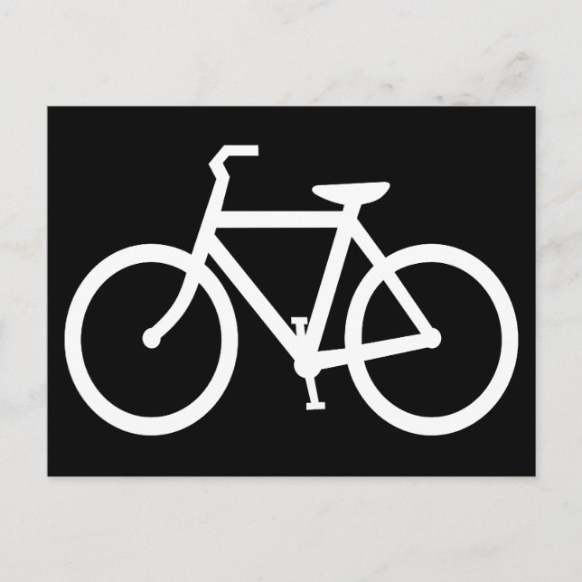 Carte Postale Bicyclette (Devant)