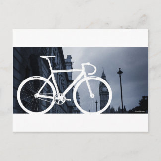 Carte Postale Bicyclette London Track