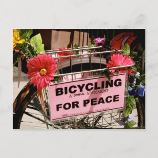 Carte postale Bicycling for Peace