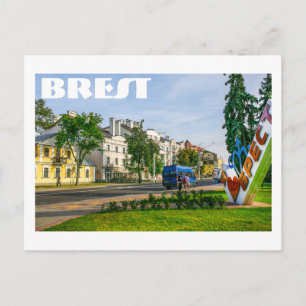 Carte Postale Biélorussie Беларусь Brest Брест Architecture de r