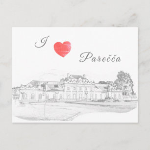 Carte Postale Biélorussie Porechye Parecca Architecture Station