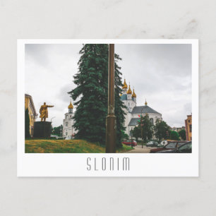 Carte Postale Biélorussie Slonim Ville Vue ville Architecture Lé