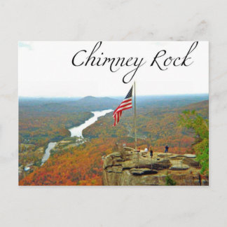 Carte Postale Bien au-dessus de Chimney Rock