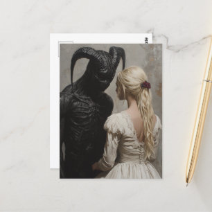 Carte Postale Bien et mal