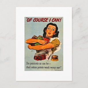 Carte Postale Bien Sûr Que Je Le Peux ! Deuxième guerre mondiale