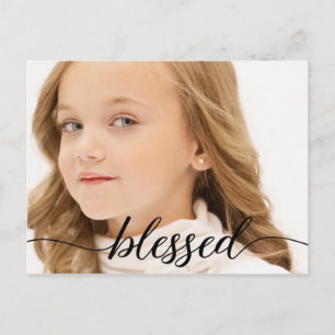 Carte Postale Bienheureux Scrpt 1ère Sainte Communion Merci phot