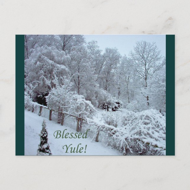 Carte Postale Bienheureux Yule (Devant)
