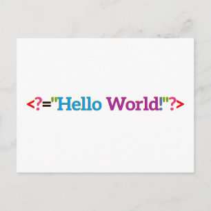 Carte Postale Biens pour bébés nerd