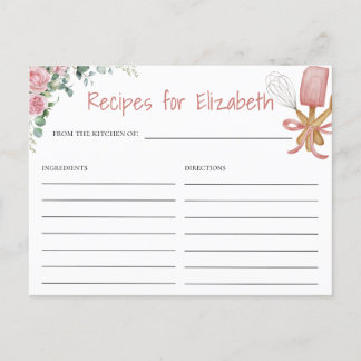 Carte Postale Bientôt Être Whisked Away Recette Card
