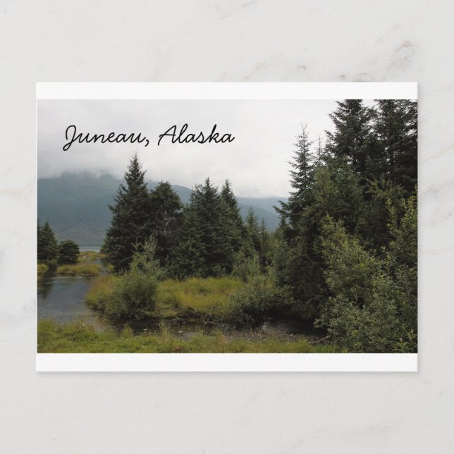 Carte Postale Bienvenue à Beautiful Juneau, Alaska (Devant)