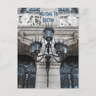 Carte Postale Bienvenue À Boston