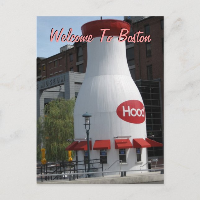 Carte Postale Bienvenue À Boston (Devant)