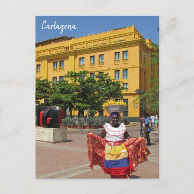 Carte Postale bienvenue à cartagena (Devant)