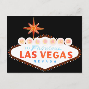 Carte Postale Bienvenue À Fabulous Las Vegas