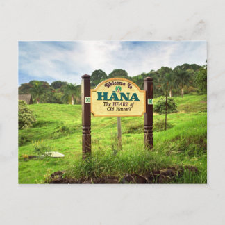 Carte Postale Bienvenue à Hana